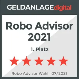 Geldanlage-Digital 1. Platz, Robo-Advisor-Wahl 2021